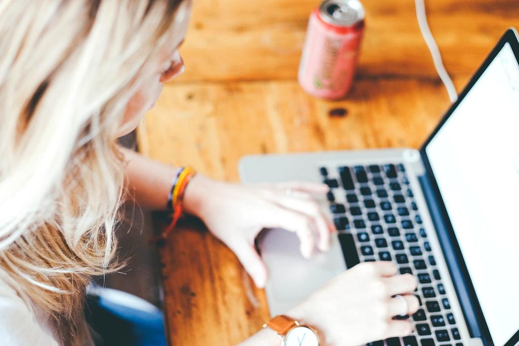 Modern workspace with digital case study charts
