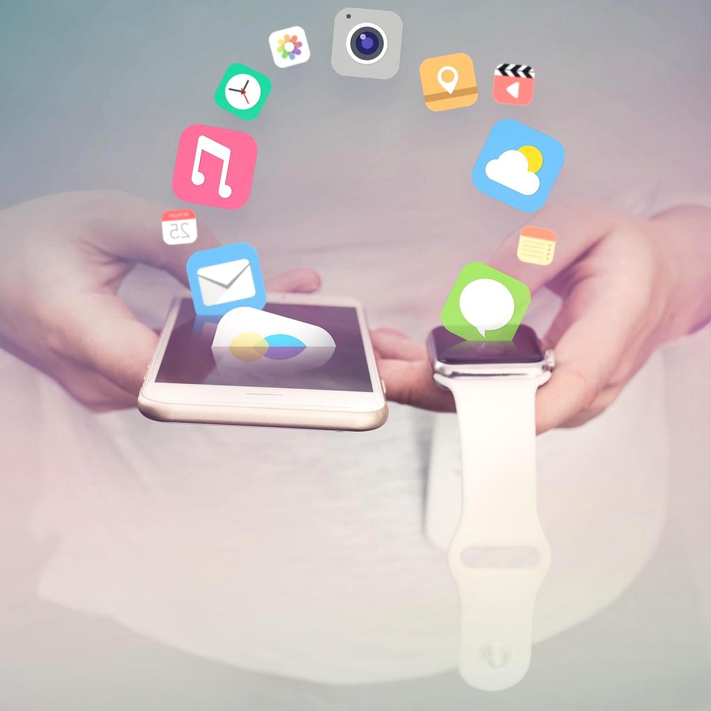 News and press digital background